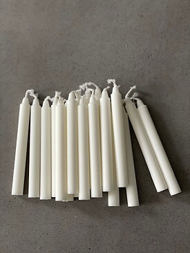 Julgransljus 1,2x11cm storpack 100% stearin
