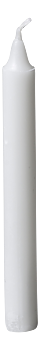 Kronljus 2,3x14cm svarvad fot 100% stearin