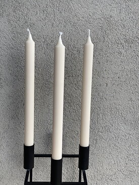ELFENBEN Kronljus 100% stearin SVANEN