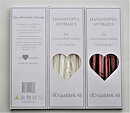 Antiquecandles in a box 6pcs shiny.
