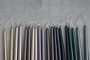 Antikljus i ask 6 st 35cm lackade 