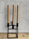 BEIGE Kronljus  100% stearin SVANEN