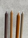 BEIGE Kronljus  100% stearin SVANEN