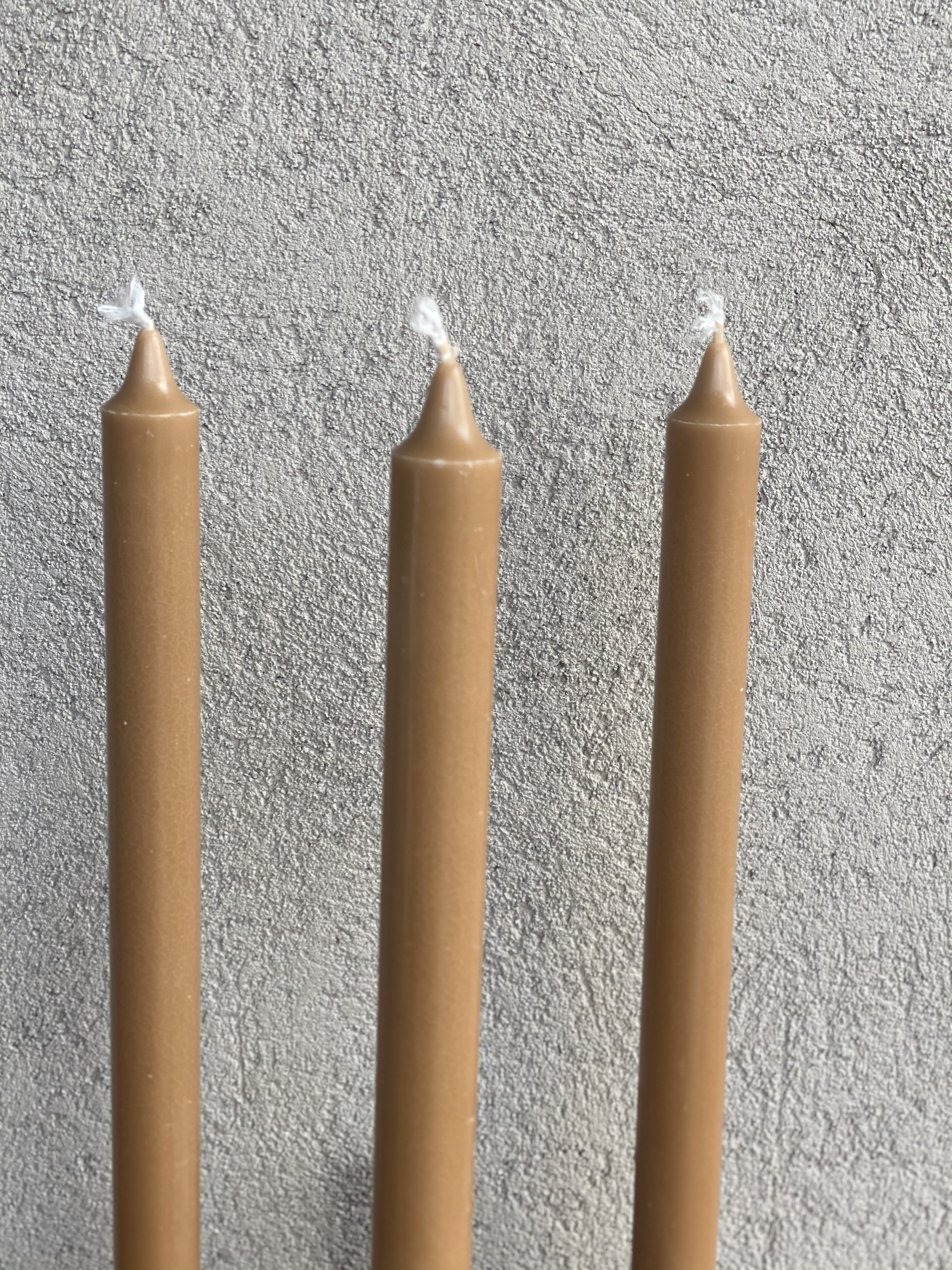 BEIGE Kronljus  100% stearin SVANEN - 2