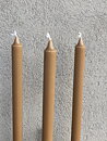 BEIGE Kronljus  100% stearin SVANEN
