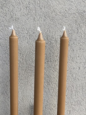 BEIGE Kronljus  100% stearin SVANEN