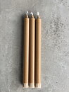 BEIGE Kronljus  100% stearin SVANEN