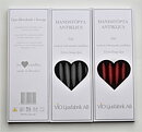 Antiquecandles in a box 6pcs matt.
