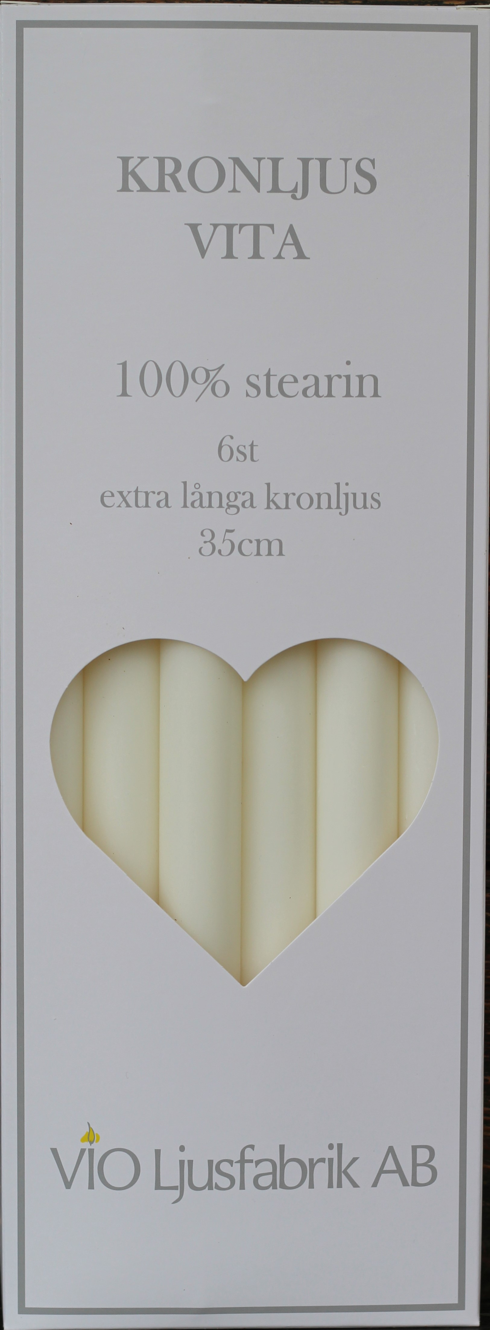 Crowncandles extra long 35cm 6pcs in box - 2