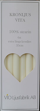 Crowncandles extra long 35cm 6pcs in box