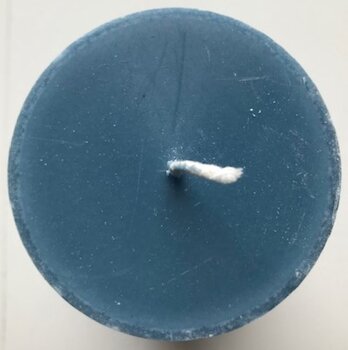 BLÅGRÅ Blockljus stearin 7x15cm SVANEN 