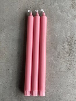 ROSA Kronljus  100% stearin SVANEN