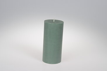 Pillars stearin 7x11cm SWANlabel ANTIQUEGREEN