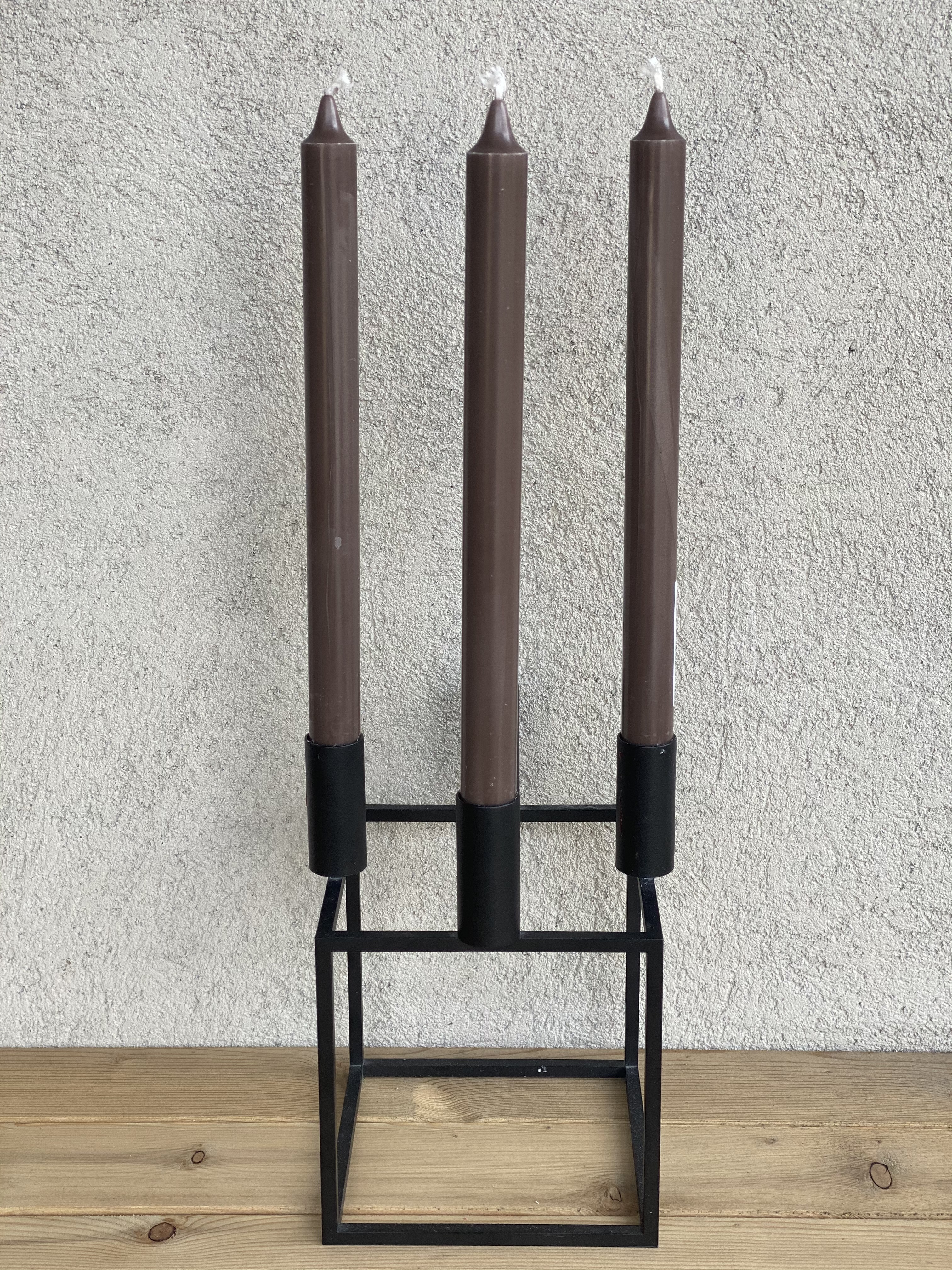 MÖRK LIN Kronljus 100% stearin SVANEN - 2