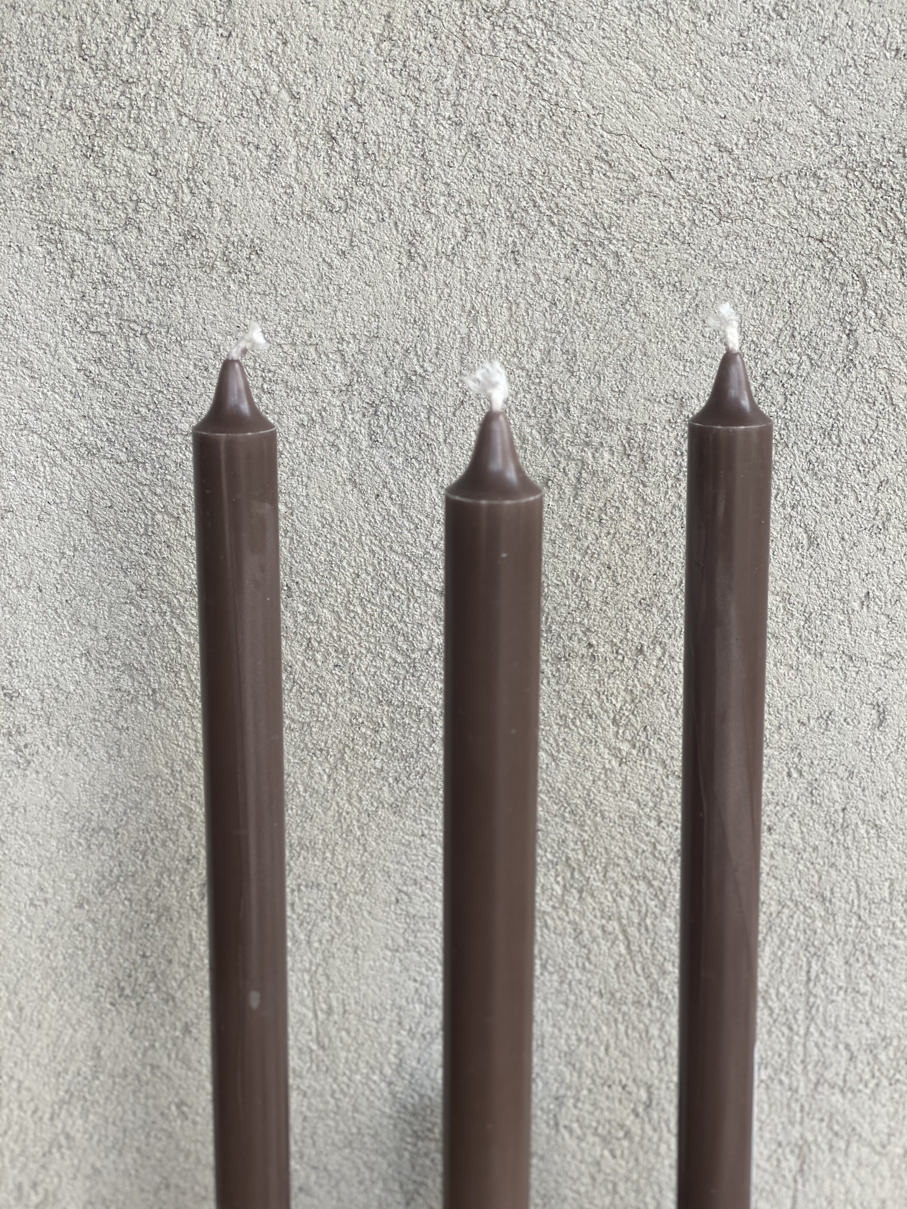 MÖRK LIN Kronljus 100% stearin SVANEN - 3