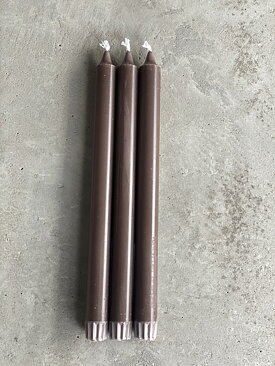 MÖRK LIN Kronljus 100% stearin SVANEN