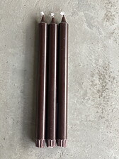 CHOKLAD Kronljus 100% stearin SVANEN