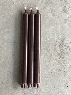 CHOKLAD Kronljus 100% stearin SVANEN