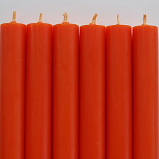 Rustikljus med platt topp ORANGE
