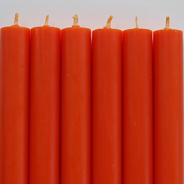 Rustikljus med platt topp ORANGE