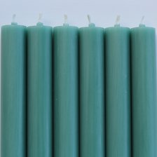 Rustic candles w flat top OCEAN