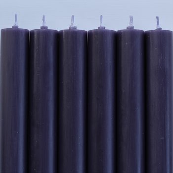 Rustikljus med platt topp AUBERGINE