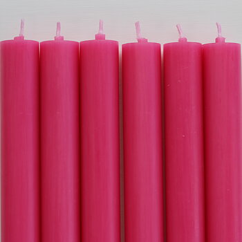 Rustikljus med platt topp CERISE