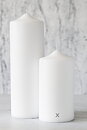 Blockljus 10x20cm klarlack 