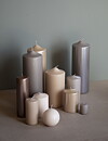Blockljus 10x30cm klarlack 