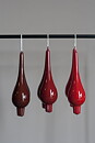 Dropshaped pair 18cm shiny