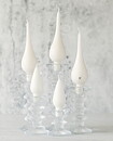 Dropshaped pair 18cm shiny