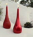 Dropshaped pair 18cm shiny