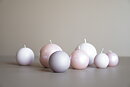 Round candles d10cm matt  