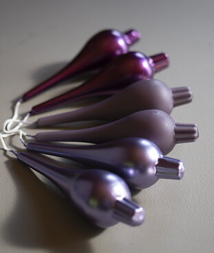 Dropshaped pair 18cm matt- 