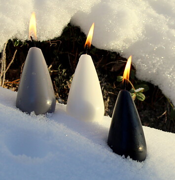 Dropshaped pair 10cm matt