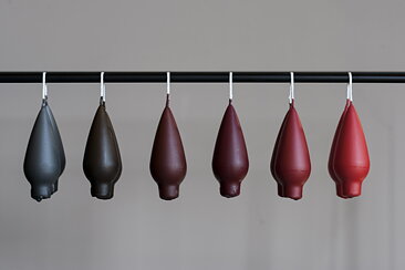 Dropshaped pair 10cm matt