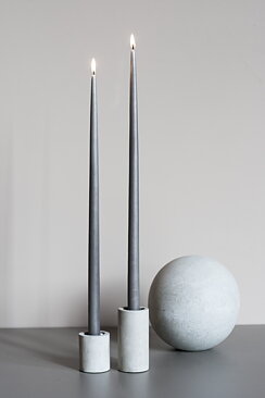 Antikljus 45cm matt färg 
