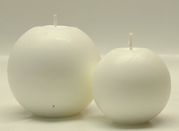 Round candle stearin d10cm
