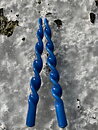 Screwed darkblue laquer