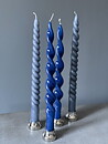Screwed darkblue laquer
