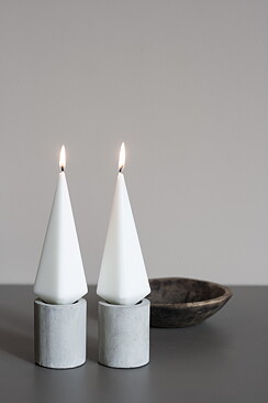 Diamondshaped 18cm matt white