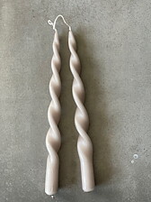 Screwed beige matte