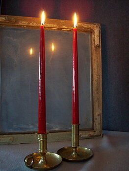 Antikljus 45cm metall/lack