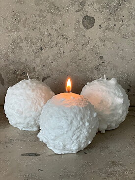 Snowballcandle  8,5cm 
