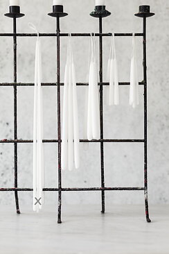 Flowercandles thin and long 38cm