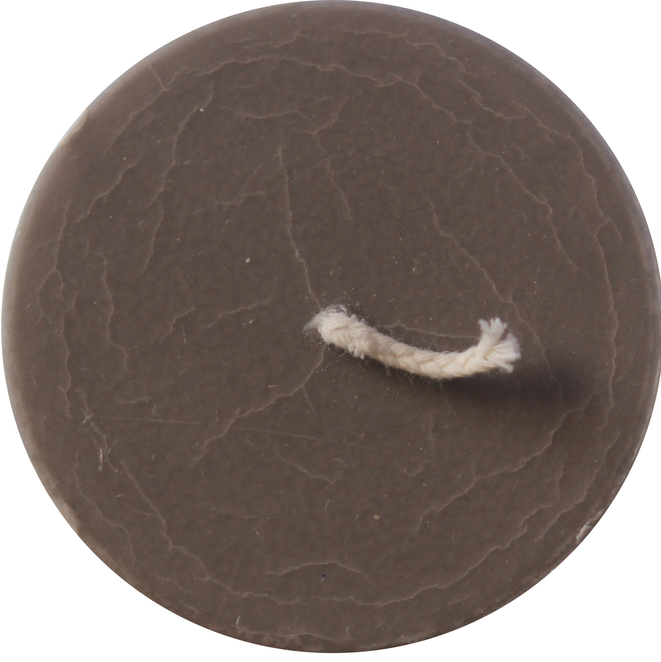 GRÅ Blockljus  stearin 7x11cm SVANEN 