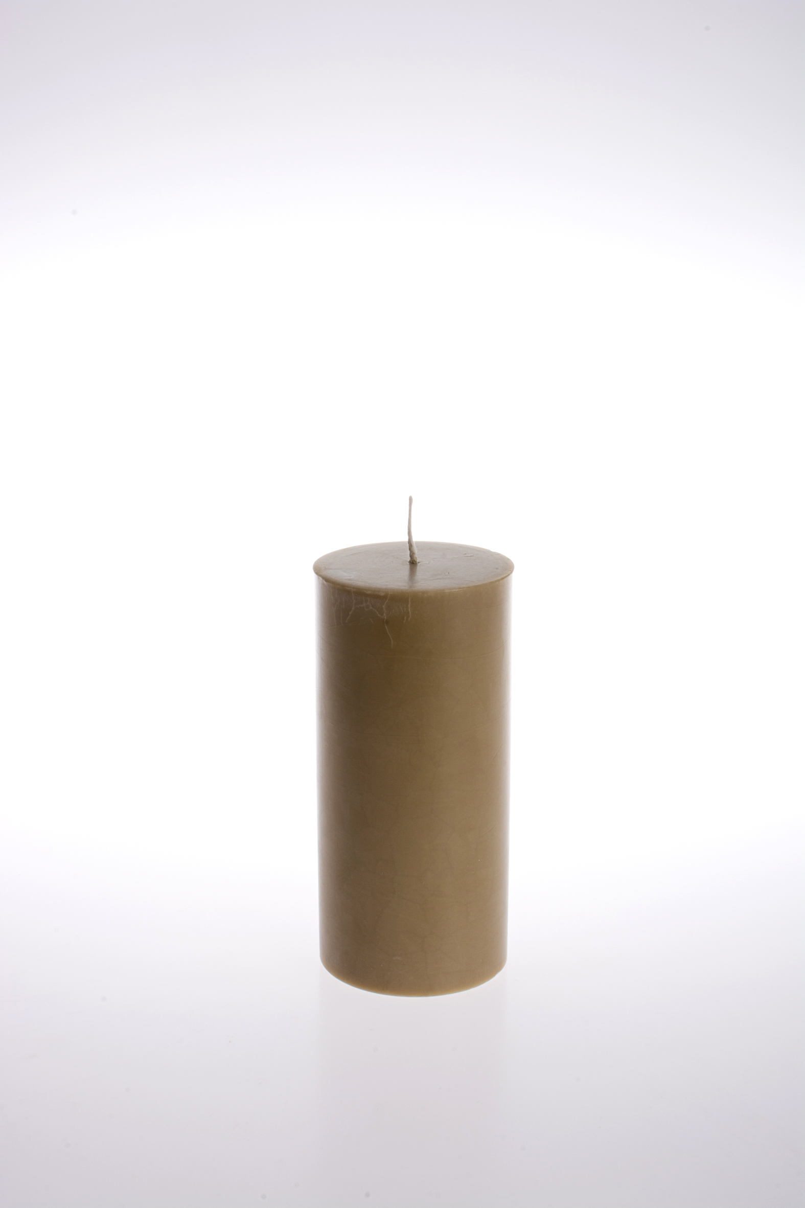 BEIGE Blockljus stearin 7x11cm SVANEN  - 2