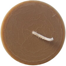 BEIGE Blockljus stearin 7x11cm SVANEN 