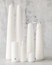Blockljus 4x11cm matt