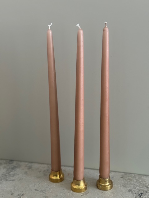 Antikljus CARL LARSSON 35cm handstöpta 6-pack SIDENROSA - 2